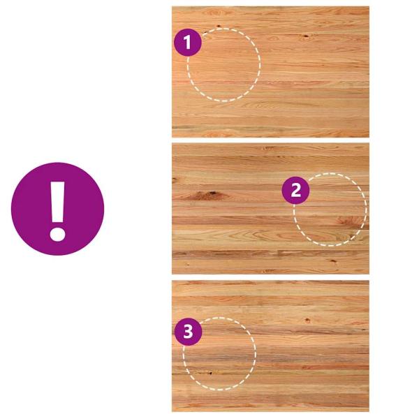 Esstisch Hellbraun 180x120x74 cm Massivholz Eiche Rechteckig