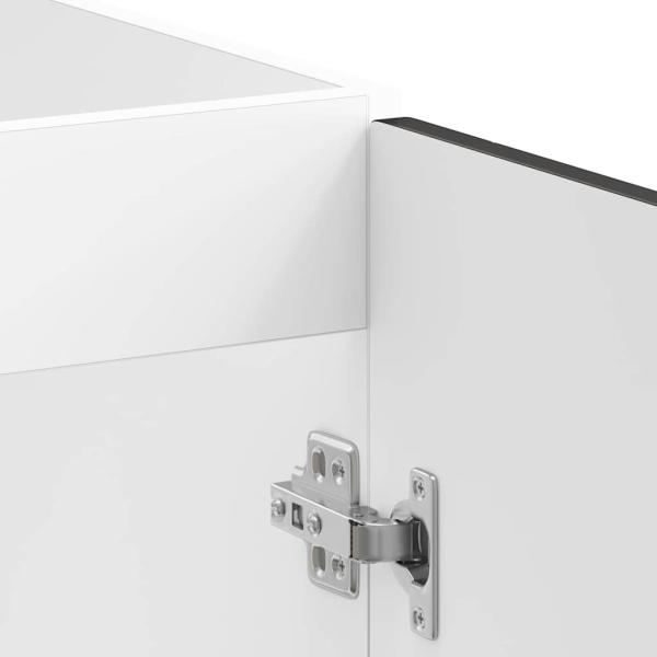Spülenunterschrank Lucca Schwarz Holzwerkstoff