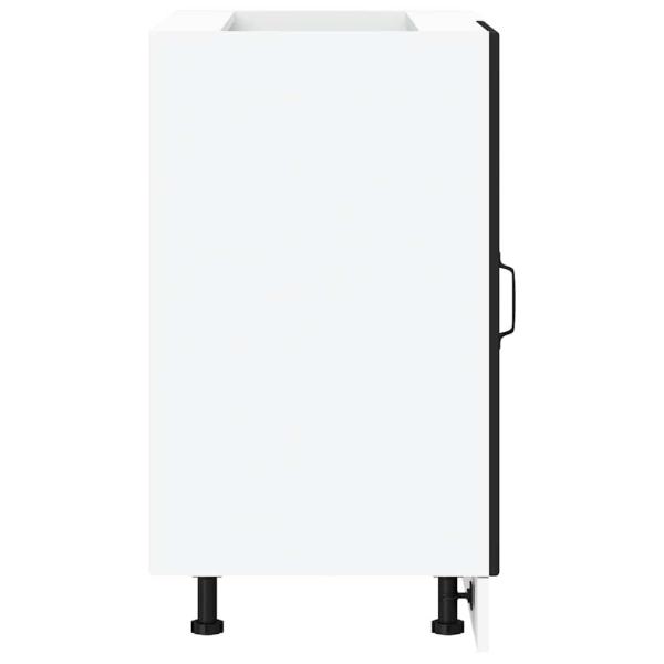 Spülenunterschrank Lucca Schwarz Holzwerkstoff