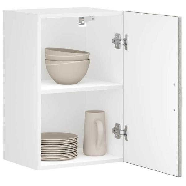 ARDEBO.de - Küchen-Hängeschrank Porto Grau Sonoma Holzwerkstoff