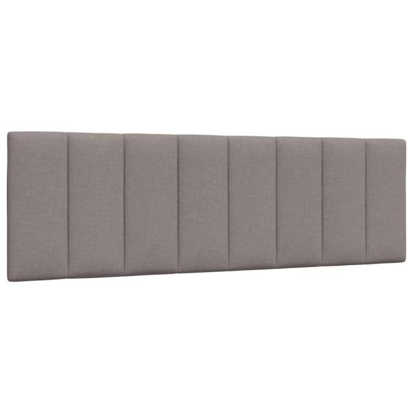ARDEBO.de - Kopfteil-Kissen Taupe 160 cm Stoff