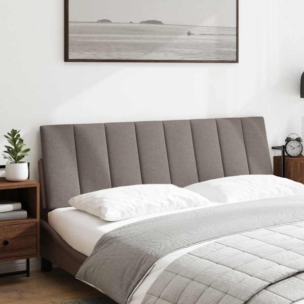 Kopfteil-Kissen Taupe 160 cm Stoff