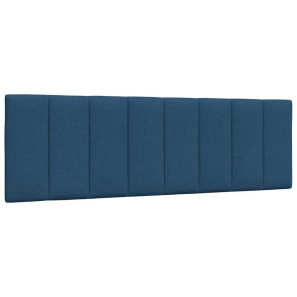 ARDEBO.de - Kopfteil-Kissen Blau 160 cm Stoff