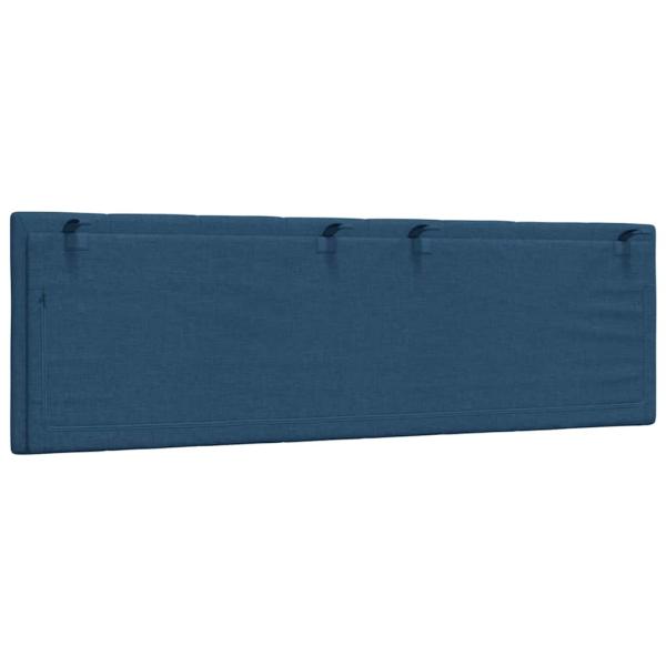 Kopfteil-Kissen Blau 160 cm Stoff
