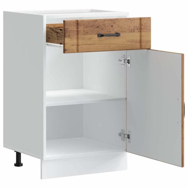 Küchen-Unterschrank Lucca Altholz-Optik Holzwerkstoff