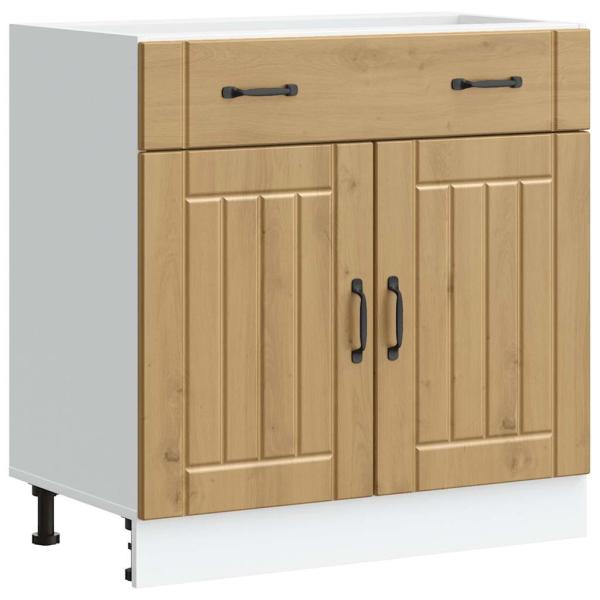 Küchen-Unterschrank Lucca Artisan-Eiche Holzwerkstoff