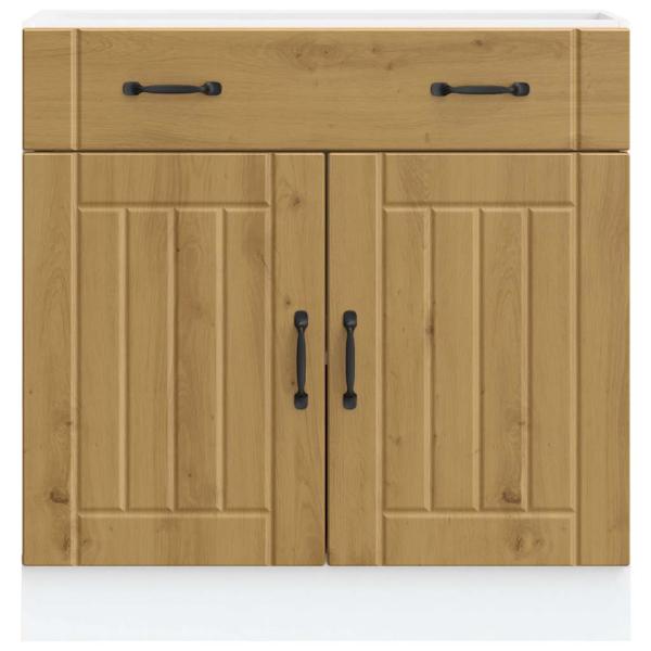 Küchen-Unterschrank Lucca Artisan-Eiche Holzwerkstoff