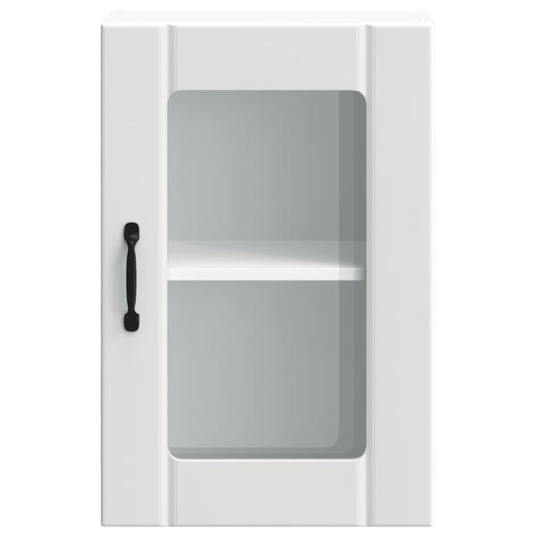 Küchen-Hängeschrank mit Glastür Lucca Weiß