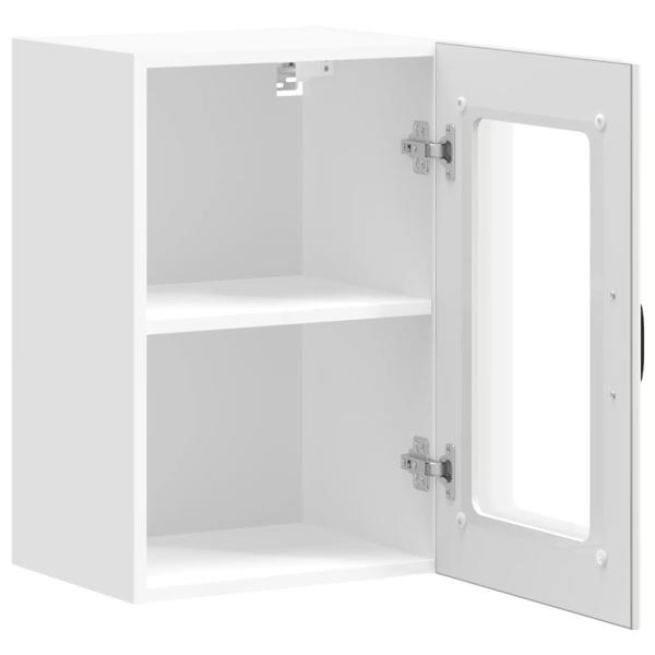 Küchen-Hängeschrank mit Glastür Lucca Weiß