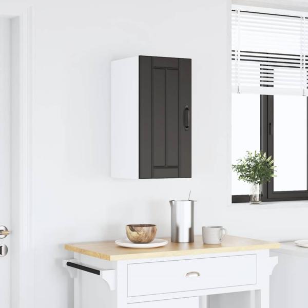 Küchen-Hängeschrank Lucca Schwarz Holzwerkstoff