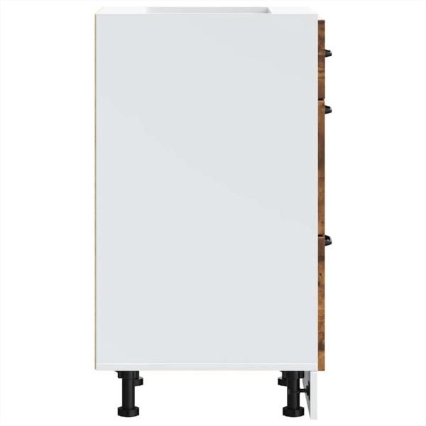 Küchenunterschrank Kalmar Räuchereiche Holzwerkstoff