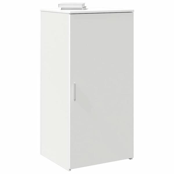 ARDEBO.de - Lagerschrank Weiß 50x45x103,5 cm Holzwerkstoff