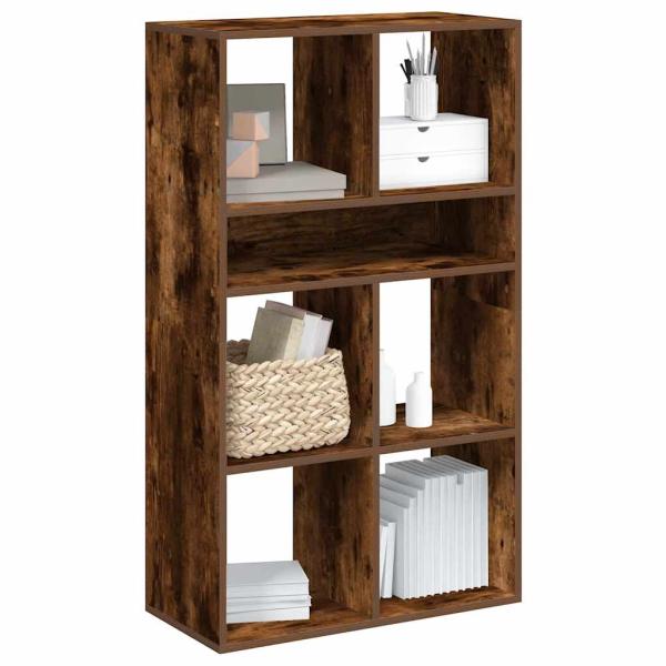 ARDEBO.de - Bücherregal Räuchereiche 66x31x112 cm Holzwerkstoff