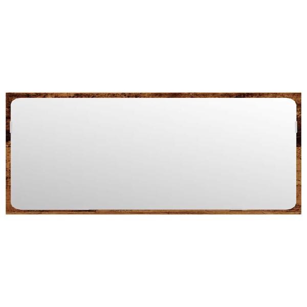 4-tlg. Badmöbel-Set Altholz-Optik Holzwerkstoff