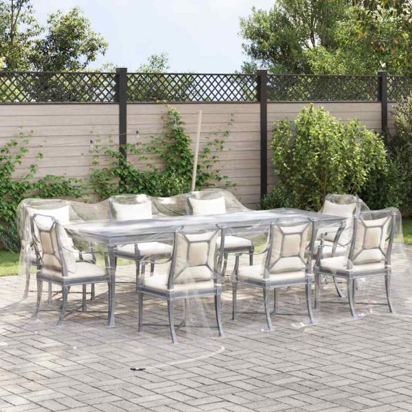 ARDEBO.de - Transparente Plane mit Ösen 6x6 m PVC