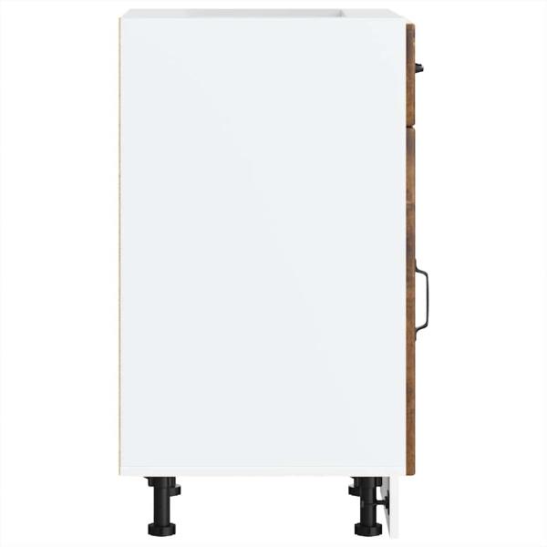 Küchen-Unterschrank Lucca Räuchereiche Holzwerkstoff