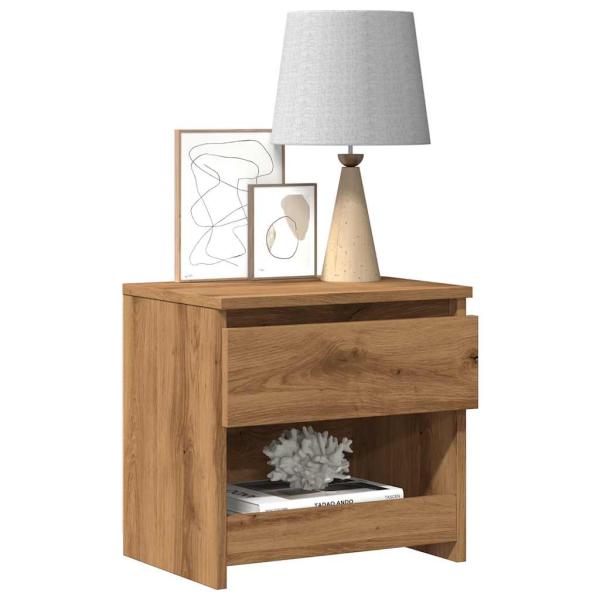 ARDEBO.de - Nachttisch Artisan-Eiche 40x30x39 cm Holzwerkstoff