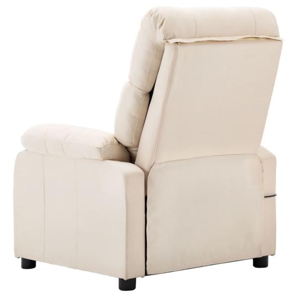 Massagesessel Elektrisch Creme Stoff
