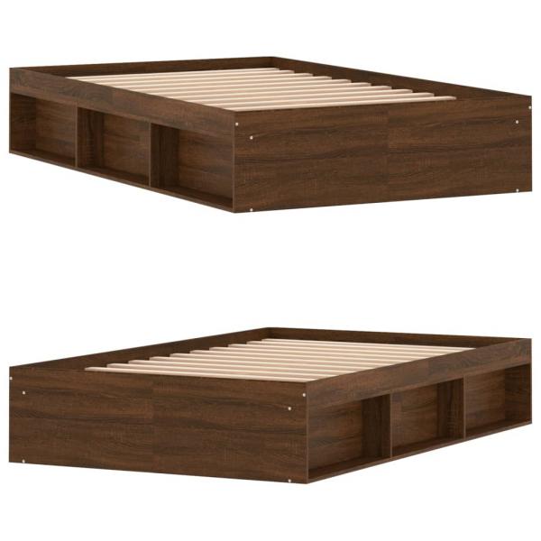 Bettgestell Braun Eichen-Optik 120x190 cm