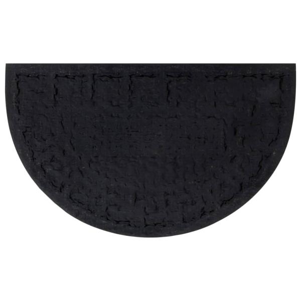 Fußmatte Halbrund 45x75 cm Gummi und Kokosfaser