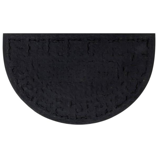 Fußmatte Halbrund 45x75 cm Gummi und Kokosfaser