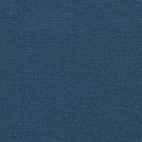 Chesterfield-Sofa 3-Sitzer Blau Stoff