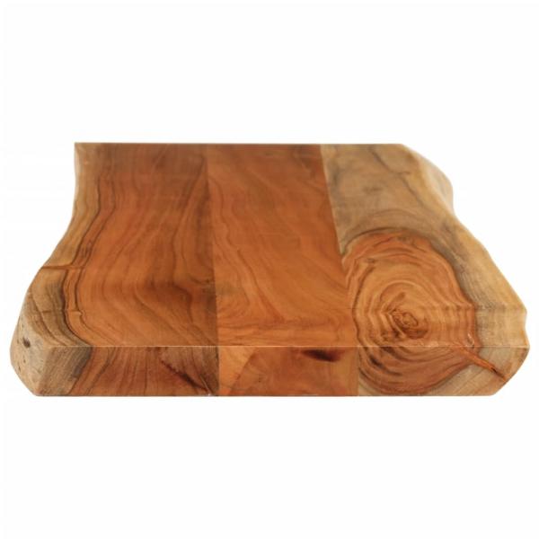 Tischplatte 90x40x3,8 cm Rechteckig Massivholz Akazie Baumkante
