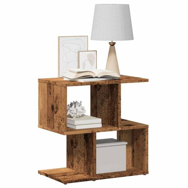 ARDEBO.de - Nachttisch Altholz-Optik 50x30x51,5 cm Holzwerkstoff
