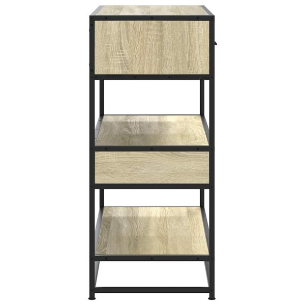 Konsolentisch Sonoma-Eiche 90x35x80 cm Holzwerkstoff