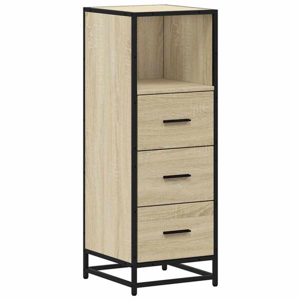 Badschrank Sonoma-Eiche 35x37,5x100 cm Holzwerkstoff