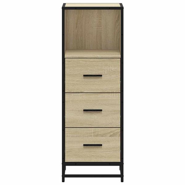 Badschrank Sonoma-Eiche 35x37,5x100 cm Holzwerkstoff