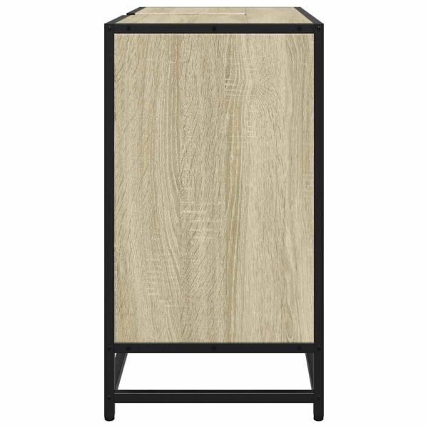 Badschrank Sonoma-Eiche 65x33x60 cm Holzwerkstoff