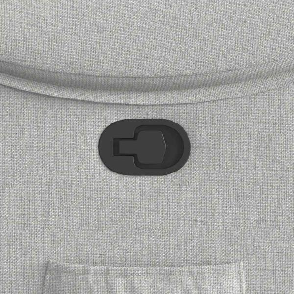 Relaxsessel Wolkengrau Stoff