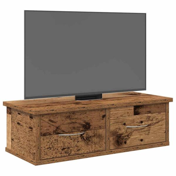 ARDEBO.de - Wandschrank Altholz-Optik 60x26x18,5 cm Holzwerkstoff
