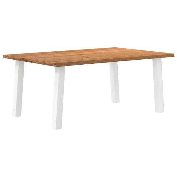 ARDEBO.de - Esstisch Hellbraun 180x120x74 cm Massivholz Eiche Rechteckig