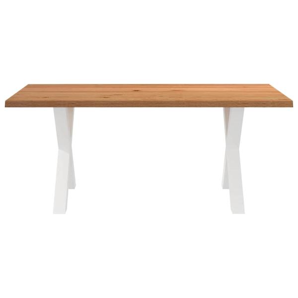 Esstisch Hellbraun 180x100x74 cm Massivholz Eiche Rechteckig