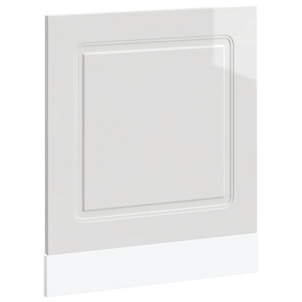 Geschirrspülerblende Kalmar Hochglanz-Weiß 60x1,5x67 cm