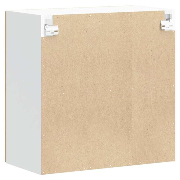 Küchen-Hängeschrank mit Glastür Artisan-Eiche Holzwerkstoff