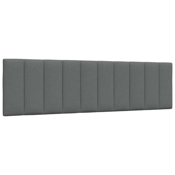 ARDEBO.de - Kopfteil-Kissen Dunkelgrau 180 cm Stoff