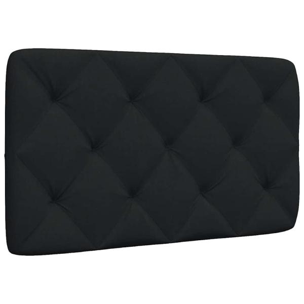 ARDEBO.de - Kopfteil-Kissen Schwarz 90 cm Stoff
