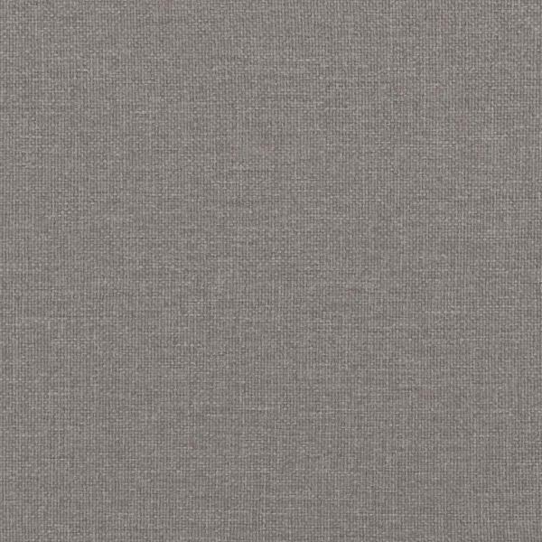 Kopfteil-Kissen Taupe 90 cm Stoff