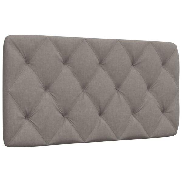 ARDEBO.de - Kopfteil-Kissen Taupe 100 cm Stoff