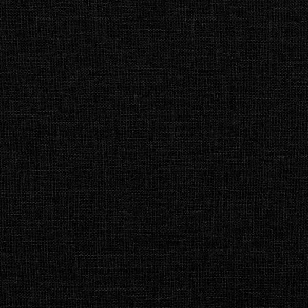 Kopfteil-Kissen Schwarz 160 cm Stoff