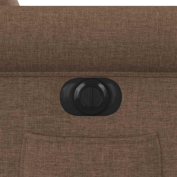 Relaxsessel Elektrisch Braun Stoff