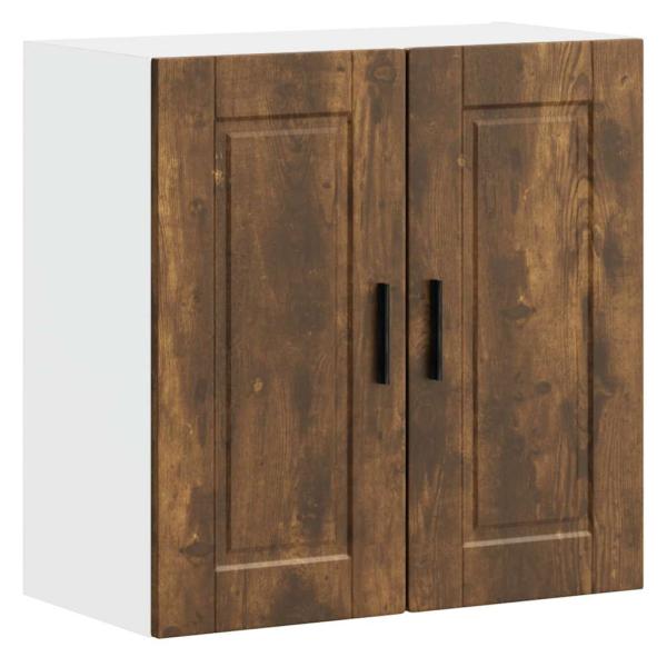 ARDEBO.de - Küchen-Hängeschrank Porto Räuchereiche Holzwerkstoff