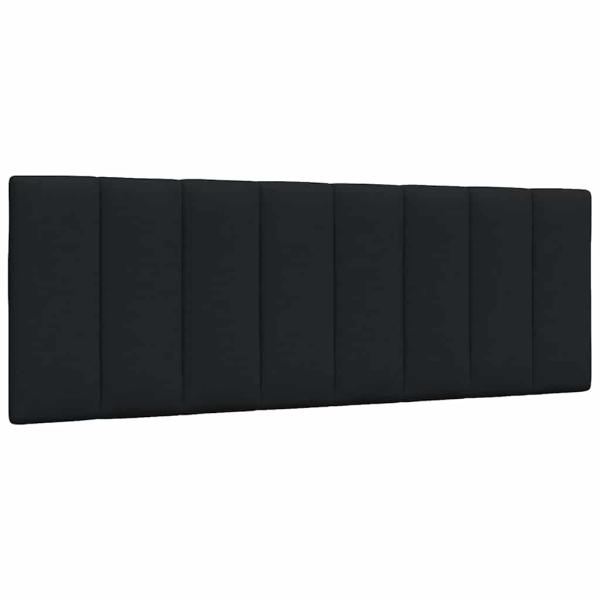 ARDEBO.de - Kopfteil-Kissen Schwarz 140 cm Stoff