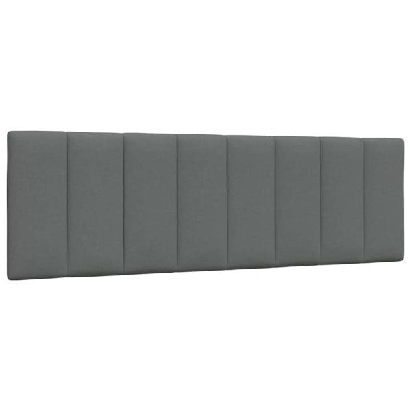 ARDEBO.de - Kopfteil-Kissen Dunkelgrau 160 cm Stoff