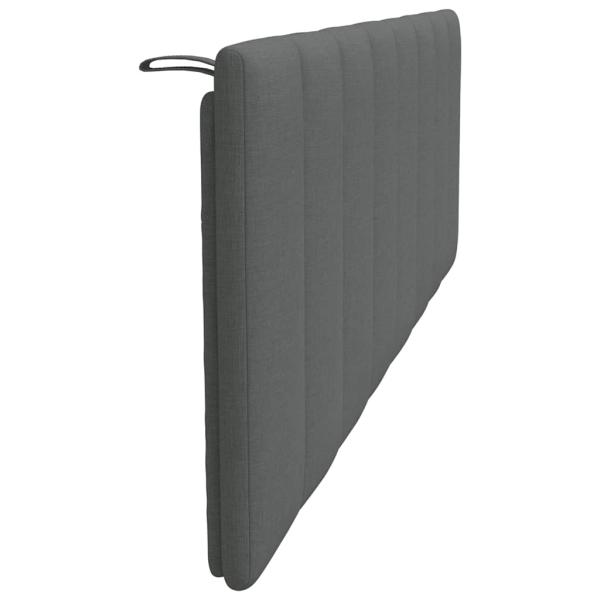 Kopfteil-Kissen Dunkelgrau 160 cm Stoff