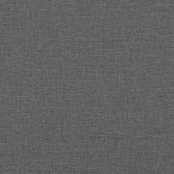 Kopfteil-Kissen Dunkelgrau 160 cm Stoff