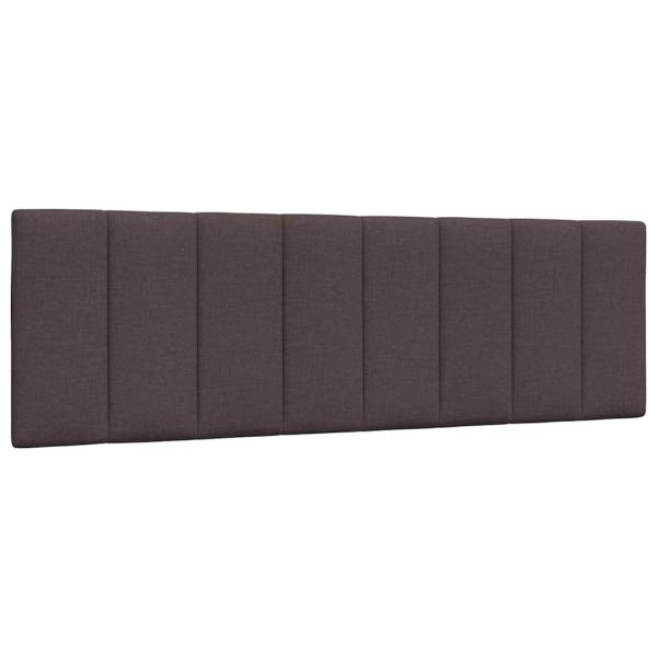 ARDEBO.de - Kopfteil-Kissen Dunkelbraun 160 cm Stoff